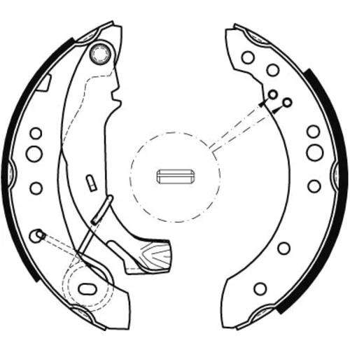 Sada brzdových čeľustí TRW GS8467 - obr. 1