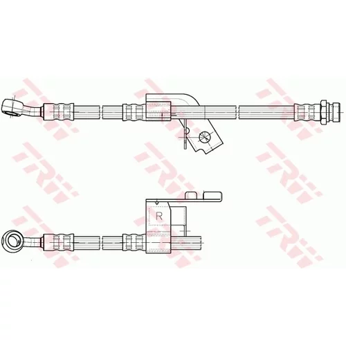 Brzdová hadica TRW PHD957 - obr. 1