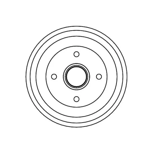 Brzdový bubon TRW DB4308 - obr. 1
