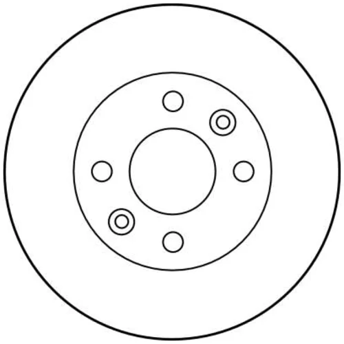 Brzdový kotúč TRW DF1018 - obr. 1