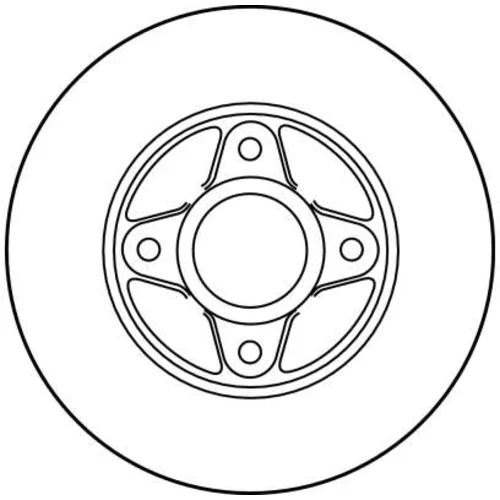 Brzdový kotúč TRW DF1023 - obr. 1