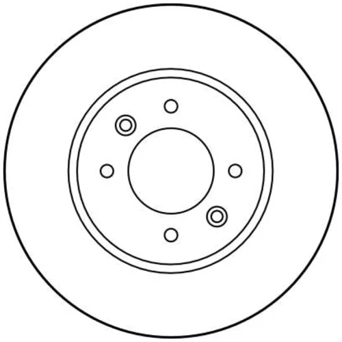 Brzdový kotúč TRW DF1026 - obr. 1