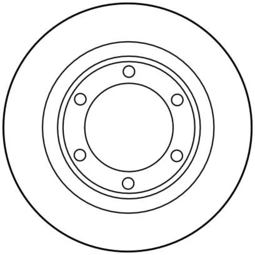 Brzdový kotúč TRW DF1107 - obr. 1