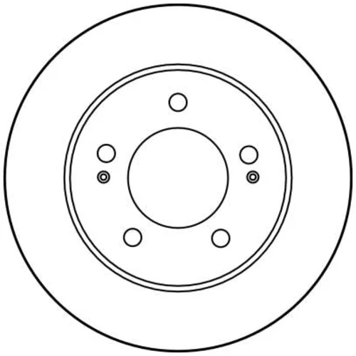 Brzdový kotúč TRW DF1434