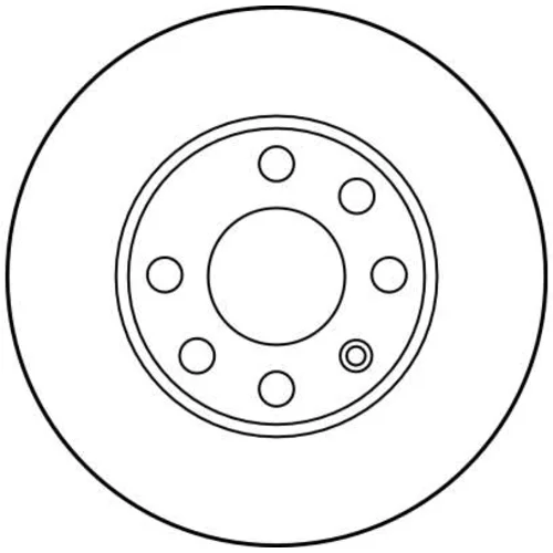 Brzdový kotúč TRW DF1607 - obr. 1