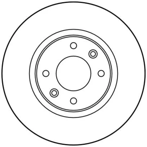 Brzdový kotúč TRW DF2796 - obr. 1