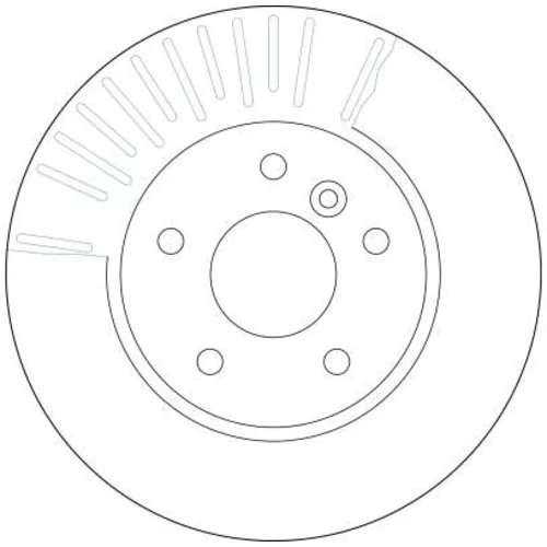 Brzdový kotúč TRW DF4194S - obr. 1