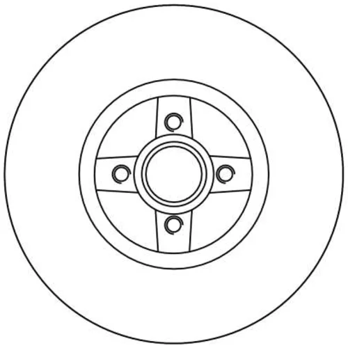 Brzdový kotúč TRW DF4272 - obr. 1