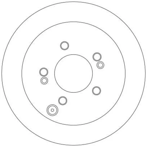 Brzdový kotúč DF4287 /TRW/ - obr. 1