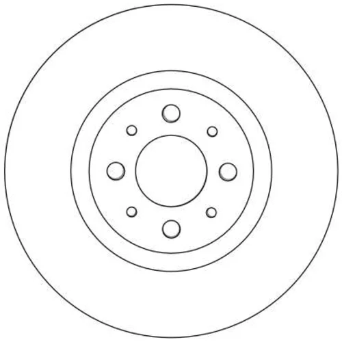 Brzdový kotúč TRW DF4377 - obr. 1