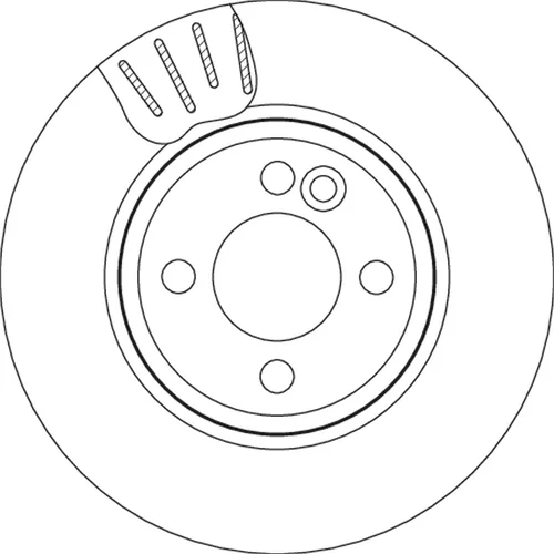 Brzdový kotúč TRW DF4799 - obr. 1