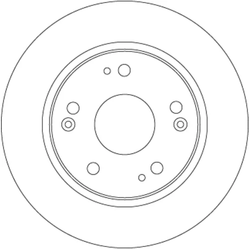 Brzdový kotúč TRW DF4837 - obr. 1