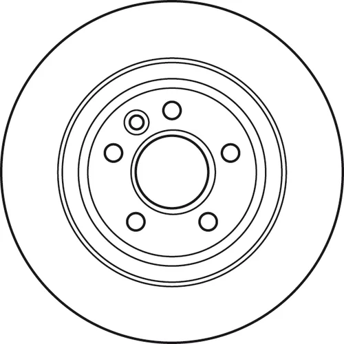 Brzdový kotúč TRW DF4844 - obr. 1