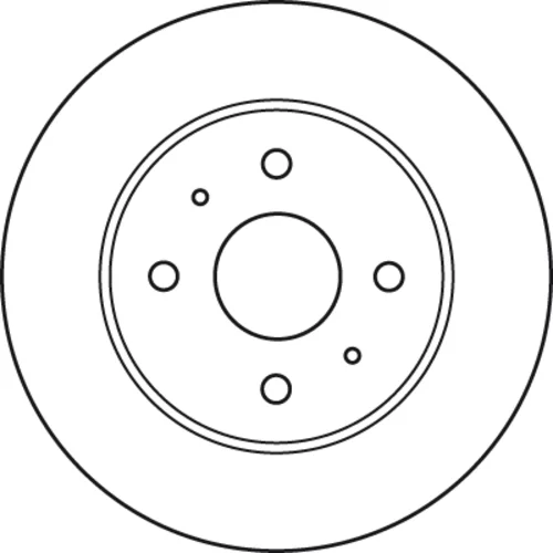 Brzdový kotúč TRW DF4905 - obr. 1