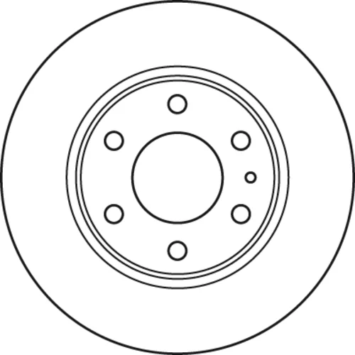 Brzdový kotúč TRW DF4988S - obr. 1