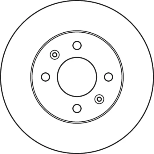 Brzdový kotúč TRW DF6040 - obr. 1