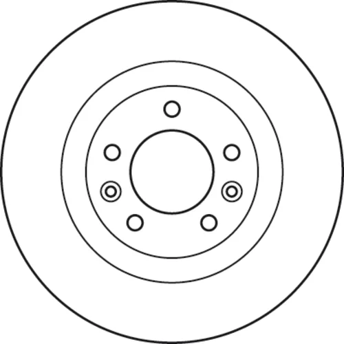Brzdový kotúč TRW DF6047 - obr. 1