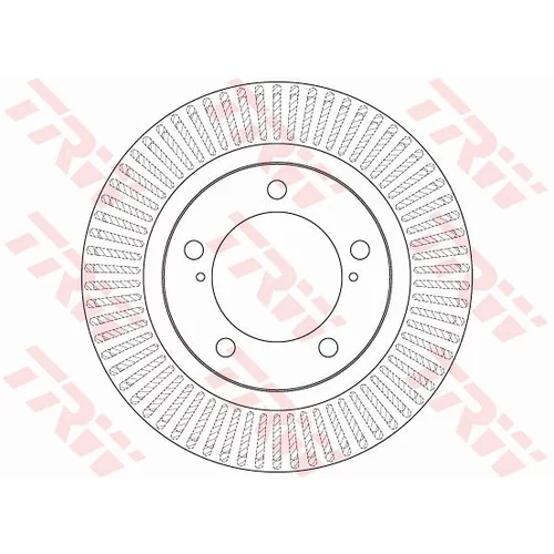 Brzdový kotúč TRW DF6239S