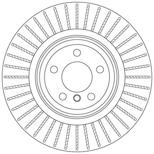 Brzdový kotúč TRW DF6311S - obr. 1