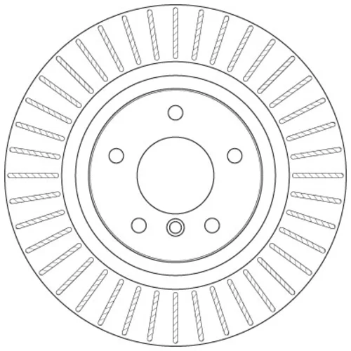Brzdový kotúč TRW DF6352S - obr. 1