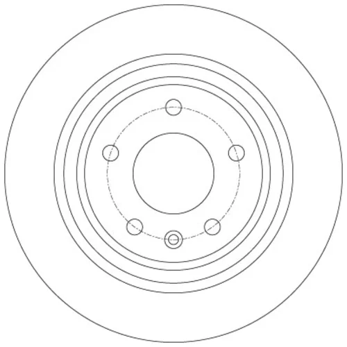 Brzdový kotúč TRW DF6363 - obr. 1