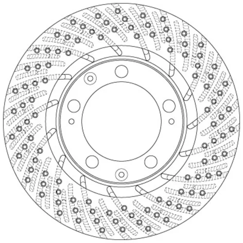 Brzdový kotúč TRW DF6466S - obr. 1