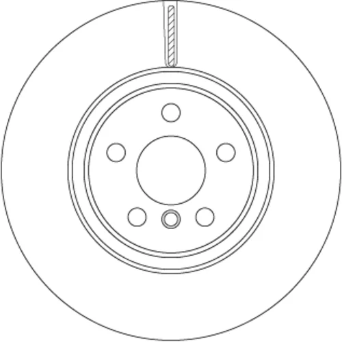Brzdový kotúč TRW DF6749S - obr. 1
