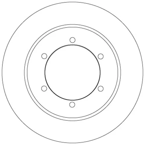 Brzdový kotúč TRW DF6790