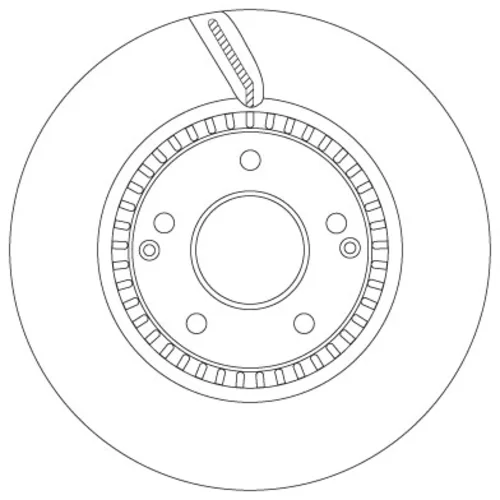Brzdový kotúč TRW DF6883S