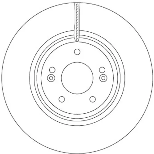 Brzdový kotúč TRW DF6958S