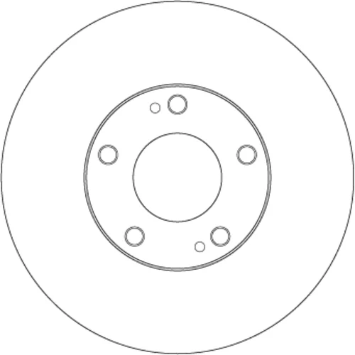 Brzdový kotúč TRW DF7231 - obr. 1