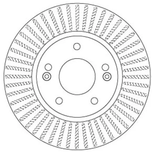 Brzdový kotúč TRW DF8056 - obr. 1