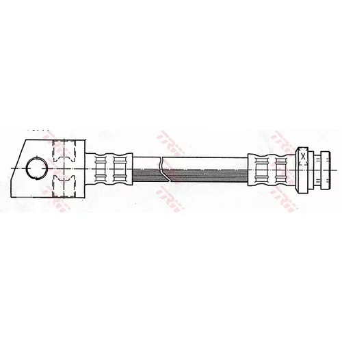 Brzdová hadica TRW PHD1038 - obr. 1