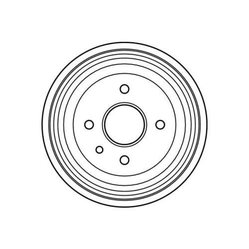 Brzdový bubon TRW DB4021 - obr. 1
