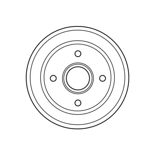 Brzdový bubon TRW DB4304 - obr. 1