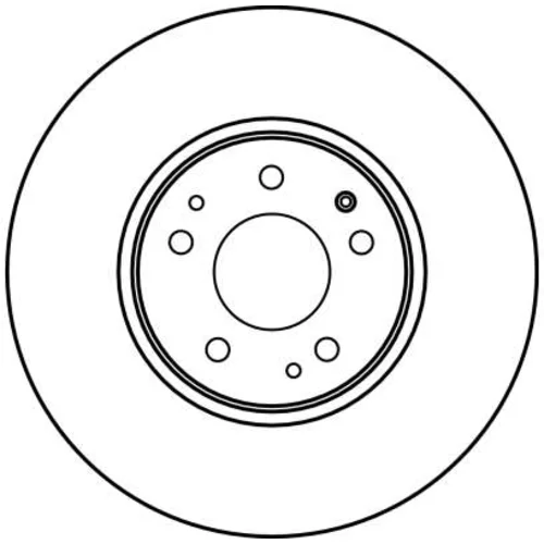 Brzdový kotúč TRW DF2593 - obr. 1