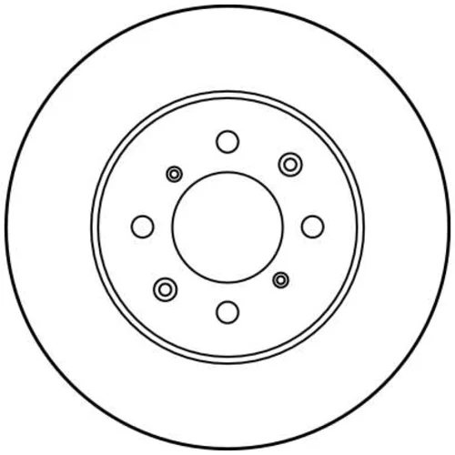 Brzdový kotúč TRW DF3021 - obr. 1