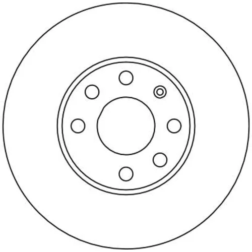 Brzdový kotúč TRW DF4043 - obr. 1