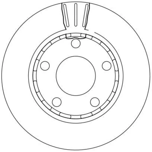 Brzdový kotúč TRW DF4210 - obr. 1