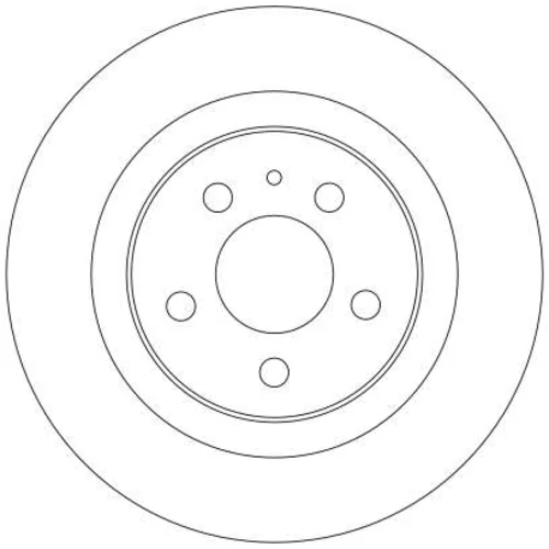 Brzdový kotúč TRW DF4256 - obr. 1