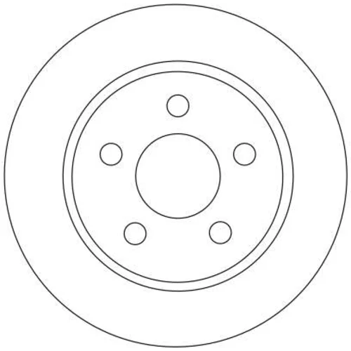 Brzdový kotúč DF4372 /TRW/ - obr. 1