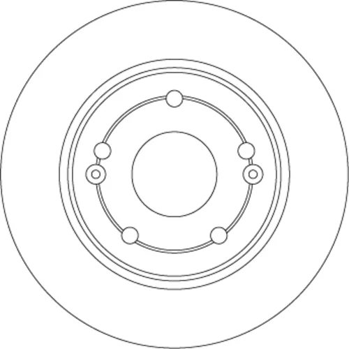 Brzdový kotúč TRW DF4428 - obr. 1