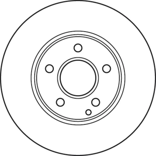 Brzdový kotúč TRW DF4947 - obr. 1