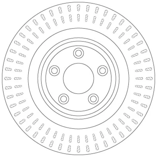 Brzdový kotúč TRW DF6295 - obr. 1