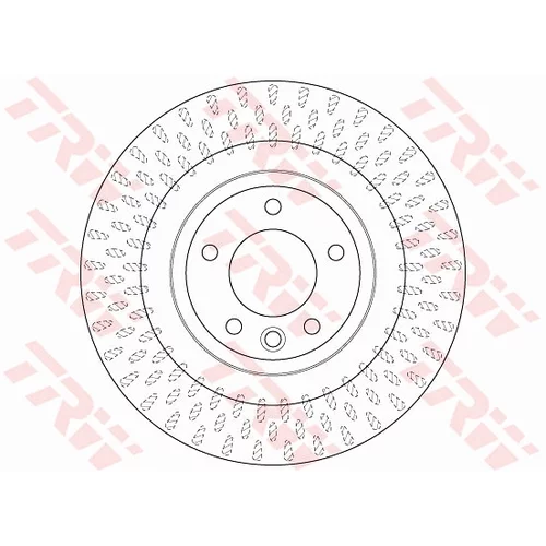 Brzdový kotúč TRW DF6528S