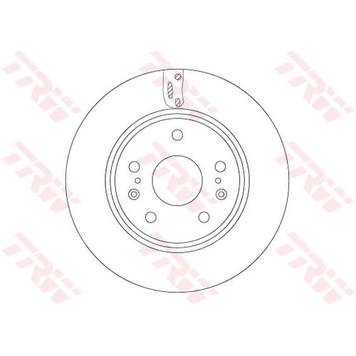 Brzdový kotúč TRW DF6703