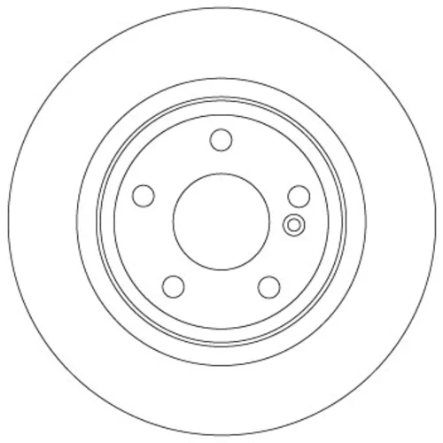 Brzdový kotúč TRW DF6886 - obr. 1