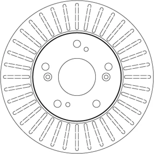 Brzdový kotúč TRW DF7195 - obr. 1