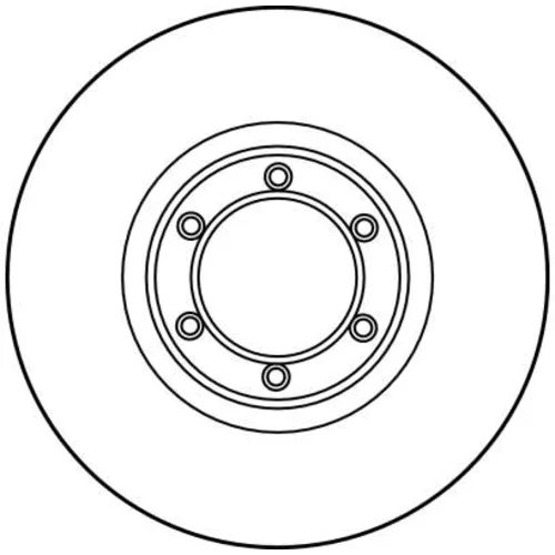 Brzdový kotúč TRW DF1002 - obr. 1