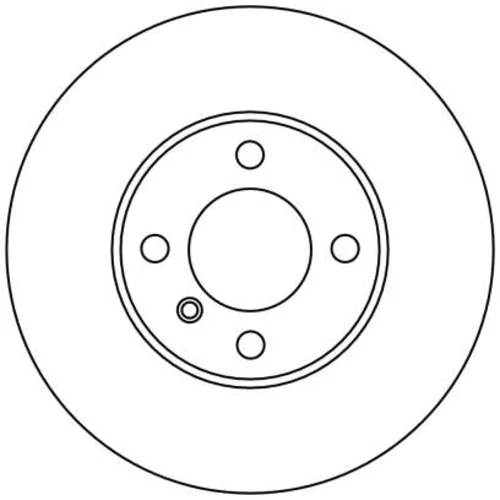 Brzdový kotúč TRW DF1553 - obr. 1